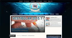 Desktop Screenshot of faculdadeatlantico.com.br